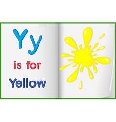 Vocabulary learning sheet vector image