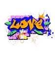 Love Graffiti vector image