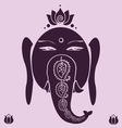 Ganesh happiness symbol vector image