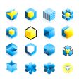 Cube devices vector image