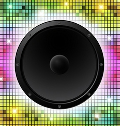 Colorful Disco Party Design vector image