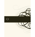 Greeting card vector image