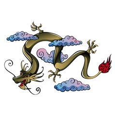 Chinese dragon vector image