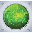 Radar in green color vector image