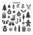 Christmas set vector image