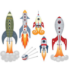 Rockets vector image