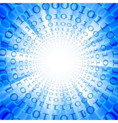 Data tunnel vector image