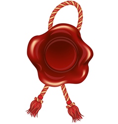 Wax seal vector image
