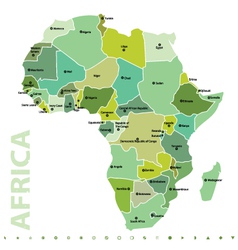 Africa vector image