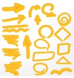 Pattern brushes Royalty Free Vector Image - VectorStock