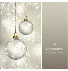 White Christmas vector image