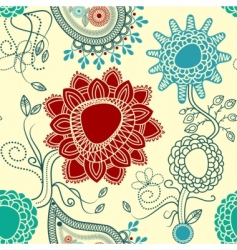 Paisley background vector image