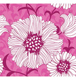 Floral seamless pattern vector image