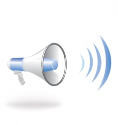 Loudspeaker vector image