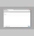 email message template mockup blank mail screen vector image