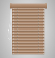 Brown Jalousie vector image