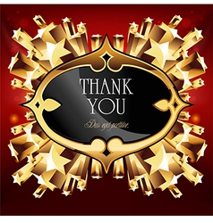 Label with stars Label with stars vector image