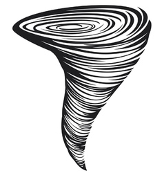 Tornado vector image