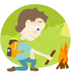 Cute Teenager vector image