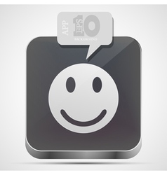 Face app icon vector image