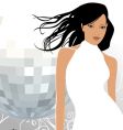 Party girl vector image