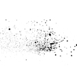 Stained a4 horizontal paper sheet vector image