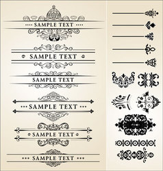 Calligraphy designs vector image