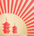 Japanese background vector image