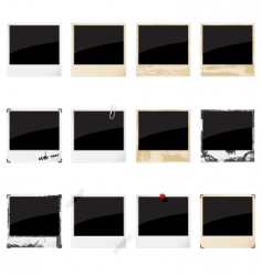 Instant photo frames vector image