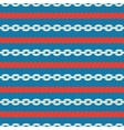 Seamless striped pattern with ropes and chains Seamless striped pattern with ropes and chains vector image