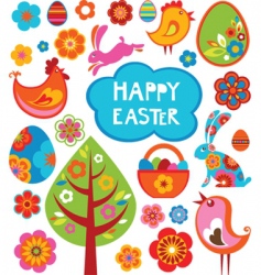 Happy Easter vector image
