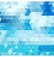 Blue abstract geometric background vector image