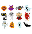 Halloween cartoons vector image