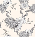 Seamless floral pattern vector image