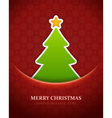 Christmas tree vector image