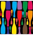 Background with bottles Good for restaurant or bar vector image
