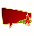 Christmas bubble vector image