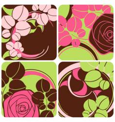 Floral decoration Floral decoration vector image