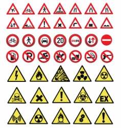 Signs vector image