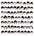 Male hair styles vector image