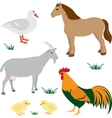 Farm animals set 2 vector image