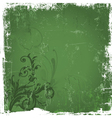Floral background vector image
