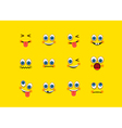 Emoji set vector image