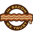 Bacon Symbol vector image