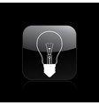 Light bulb icon vector image