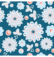 Seamless floral hand-drawn background Seamless floral hand-drawn background vector image