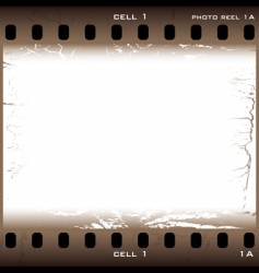 Grunge film cell vector image