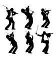 Violinist vector image