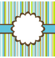 Template greeting card vector image