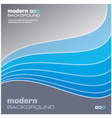 Blue modern background vector image